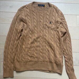 Tan M ralph lauren knit sweater